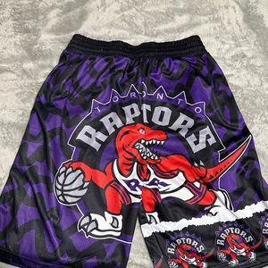 Toronto raptors basketball shorts brand new L